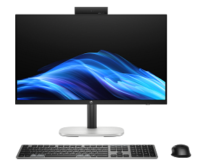 HP 24-cr0061nh Touch All-in-One Desktop PC (24” FHD, Core i3 13th Gen, 8GB RAM, 512GB SSD) – White