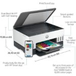 HP Smart Tank 670 All-in-One Printer – Print, Scan, Copy, Wireless, High-Yield Ink System