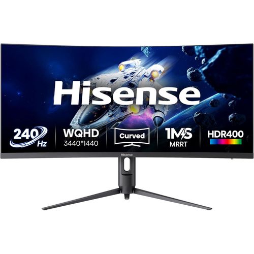 Hisense 34G6Q 34-inch Curved WQHD Gaming Monitor | 240Hz | HDR400 | AMD FreeSync™